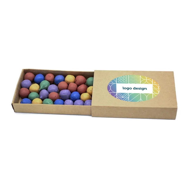 Seed bombs in box